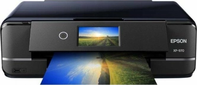 Printer multifunksional Epson Expression Photo XP-970 (C11CH45402) A3, Wi-Fi, Duplex, 6-ngjyrësh, ekran me prekje 10.9 cm, i zi