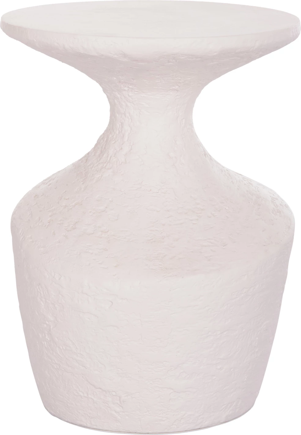 Tavolinë anësore REBON, fibër-cement, e bardhë, FH18156.02S, 27.5x50cm