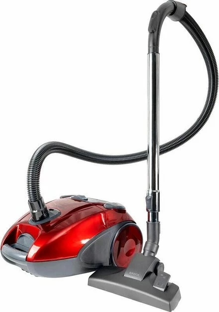 Fshesë me korrent Brock BVC 9000 RD, 700W, 1.5L, pa qese (qese tekstili e larshme), e kuqe/gri