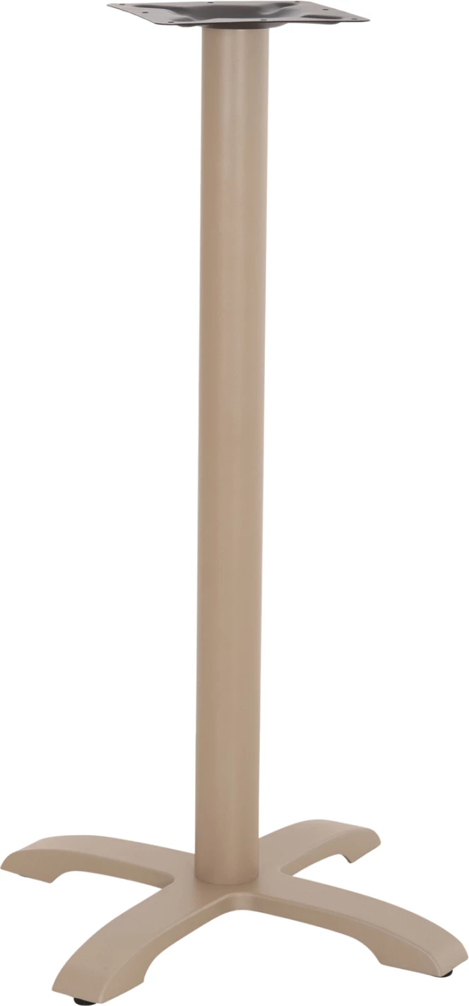 Baza për tavolinë bari, metal/hekuri i derdhur, ngjyrë kapuçino, FH417.25, 62x62x108cm