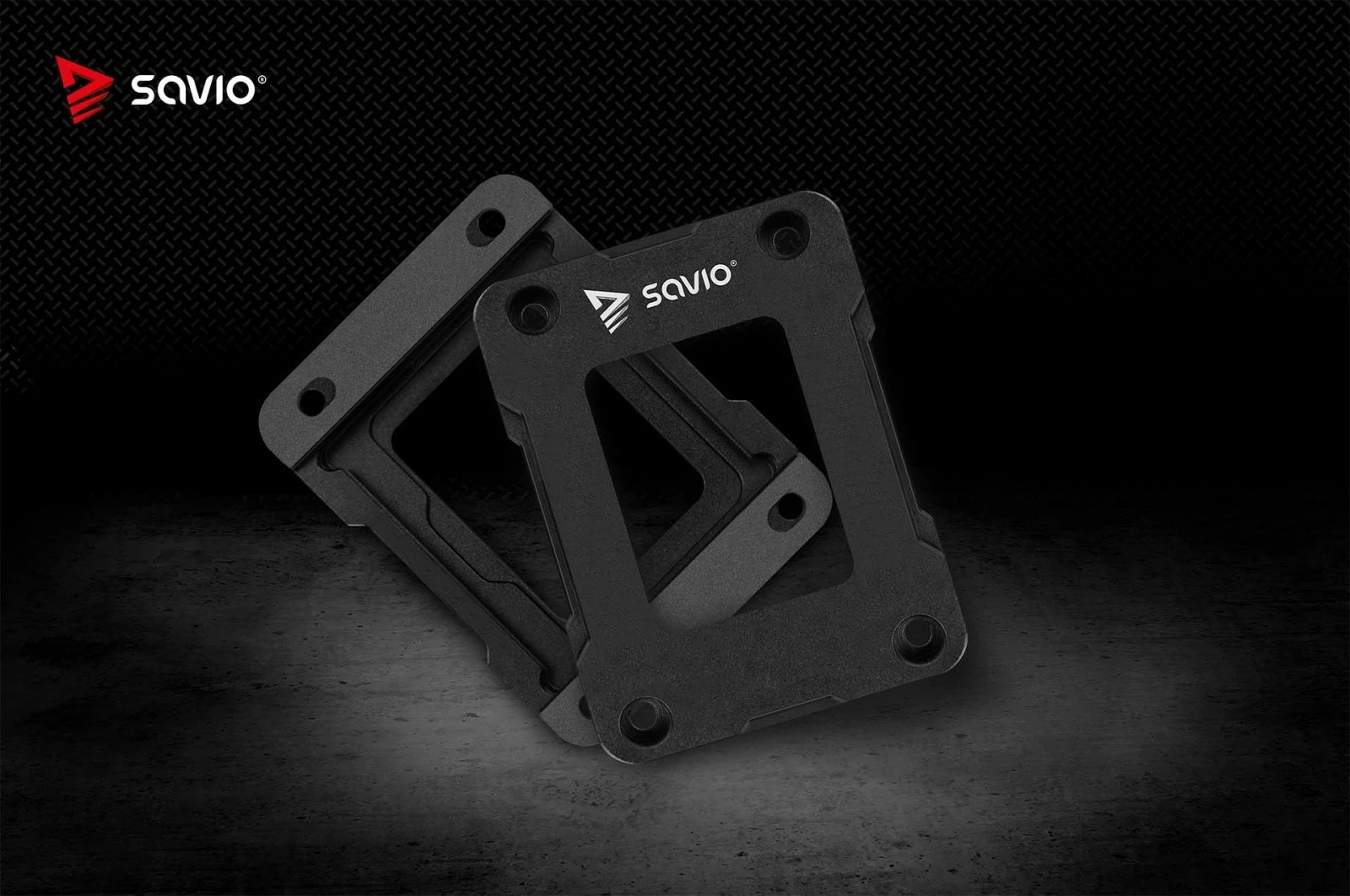 Kornizë montimi për procesor, Savio, AK-85 (SAVAK-85), për LGA 1700 Intel 12/13/14 gen, aliazh alumini, 53.5×70.3×6 mm, e zezë