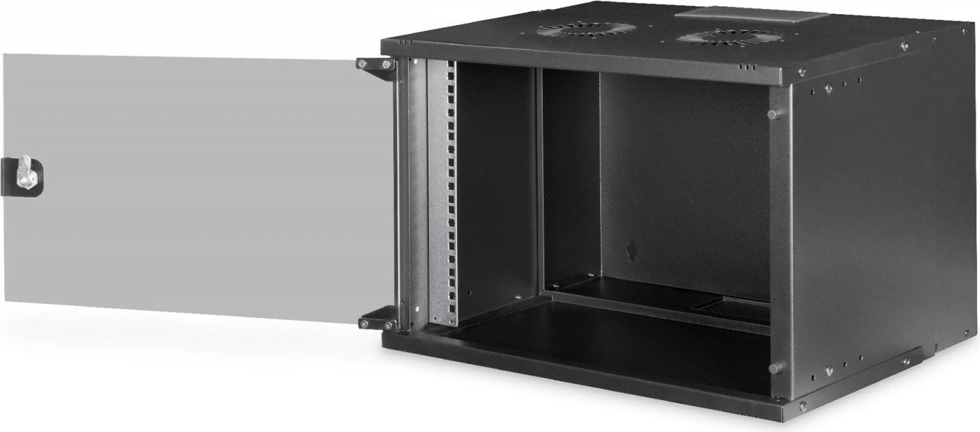 Kasë rrjeti për mur Digitus DN-49203, 19", 7U, 370 x 540 x 400 mm, 60 kg, e zezë