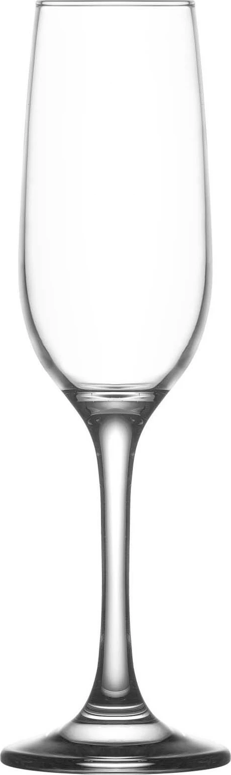 Gotë për shampanjë LAV HORECA Valencia 215 ml, transparente, set 12 copë