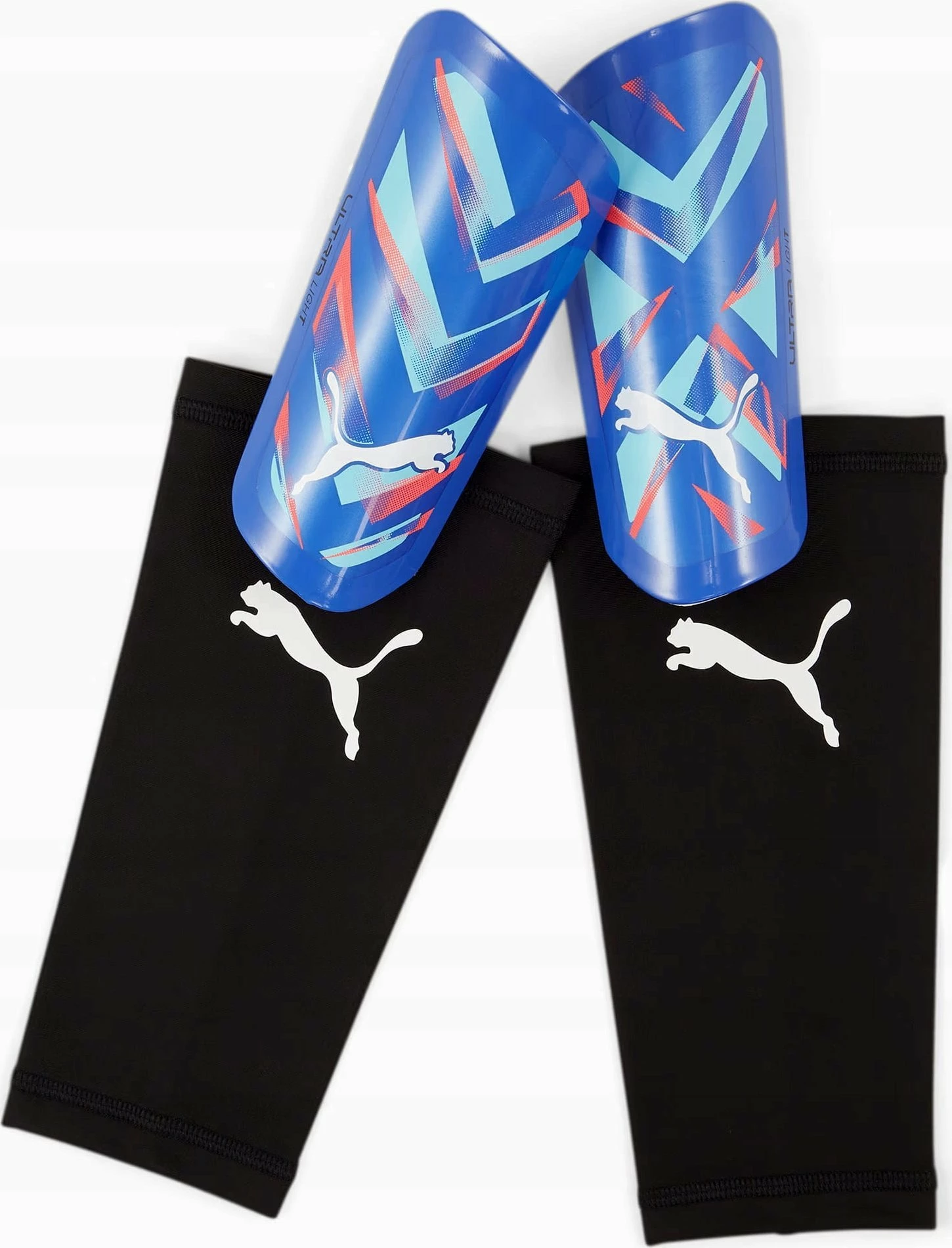 Mbrojtëse tibie Puma Ultra Sleeve 030873-11, madhësi L, blu, set me mëngë/çorape kompresive