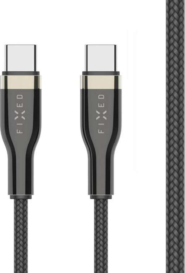 Kabllo USB-C/USB-C Fixed FIXDB-CC2-BK 2 m 100 W, e zezë