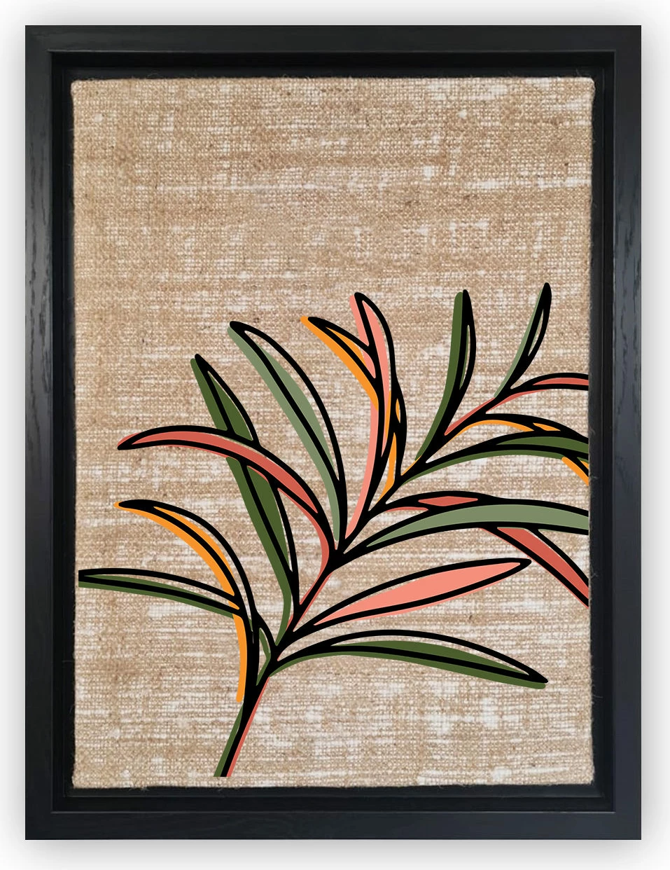 Pikturë dekorative në kanavacë, shumëngjyrëshe, Wallity, LSJ2219387182462, 36x46cm