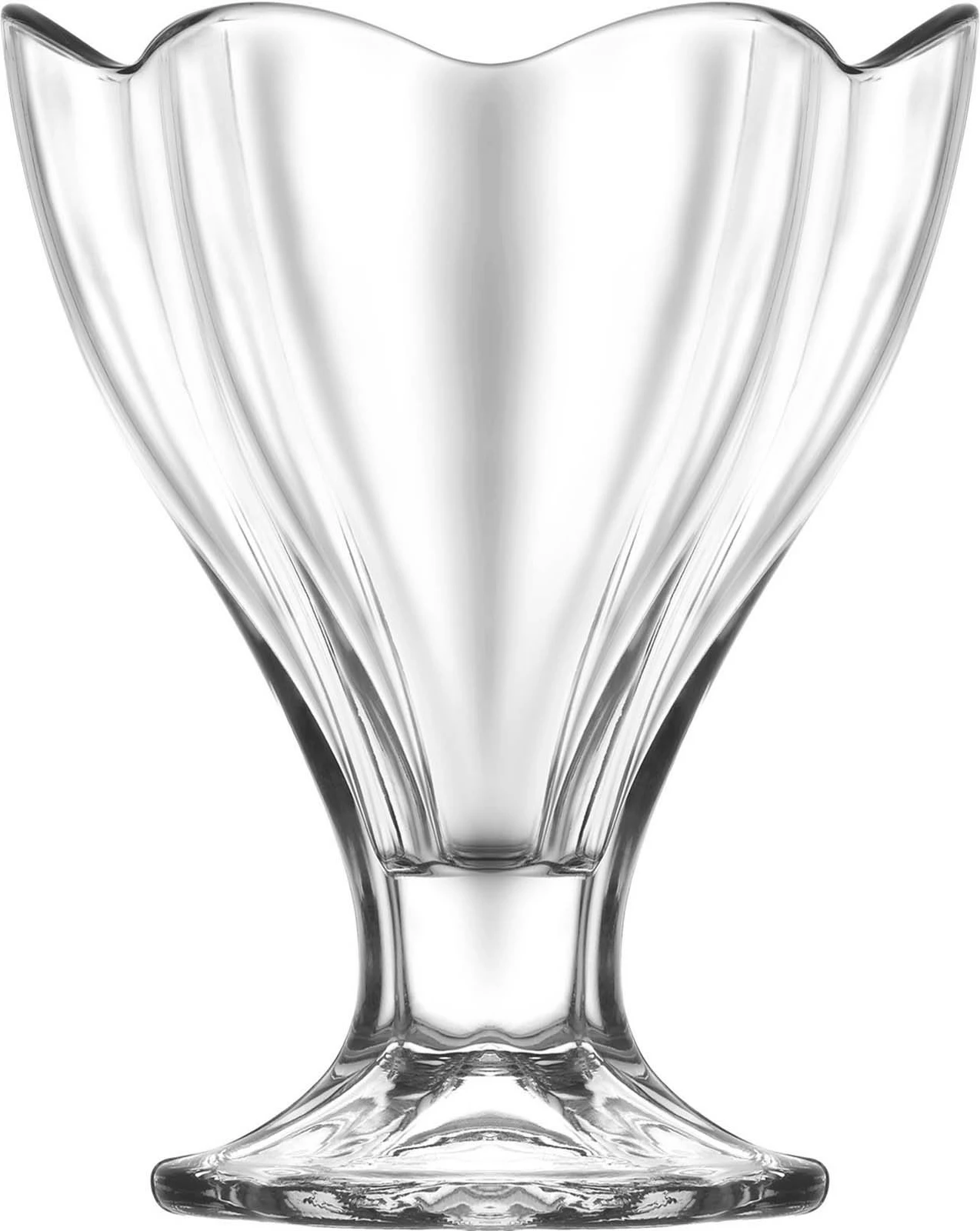 Tas deserti LAV Siena 250 ml, transparent, set 6 copë