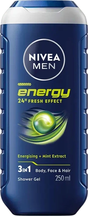 Xhel dushi për meshkuj Nivea Men Energy 250ml