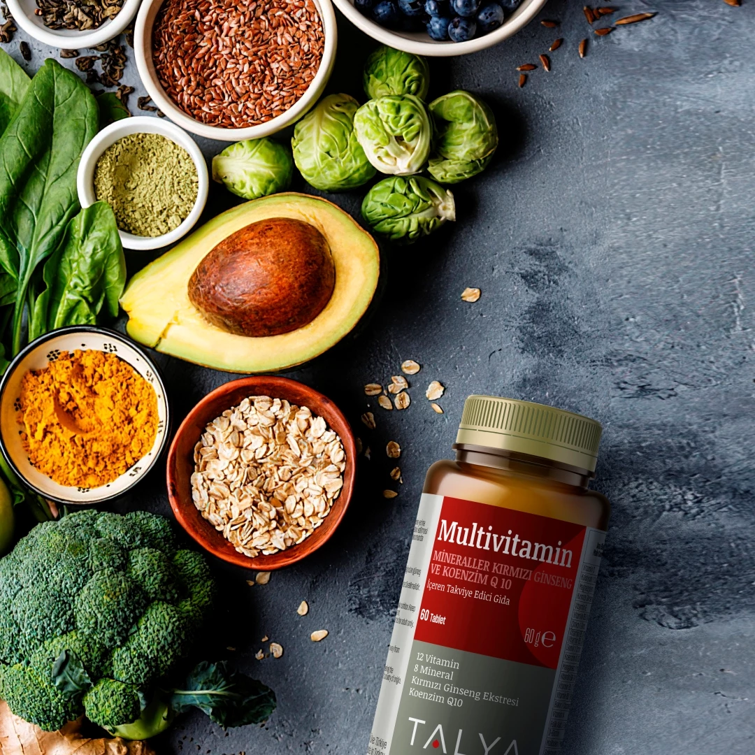 Multivitamin + Red Ginseng & CoQ10, 60 tabs