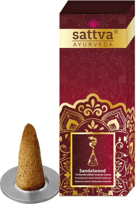 Kone temjan Sattva Sandalwood 10 copë