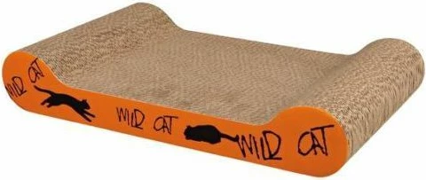 Gërvishtëse kartoni për mace Trixie Wild Cat 48000 41 x 7 x 24 cm, portokalli