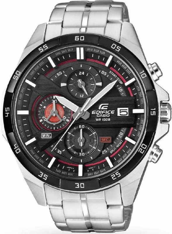 Orë dore për meshkuj CASIO, e zezë