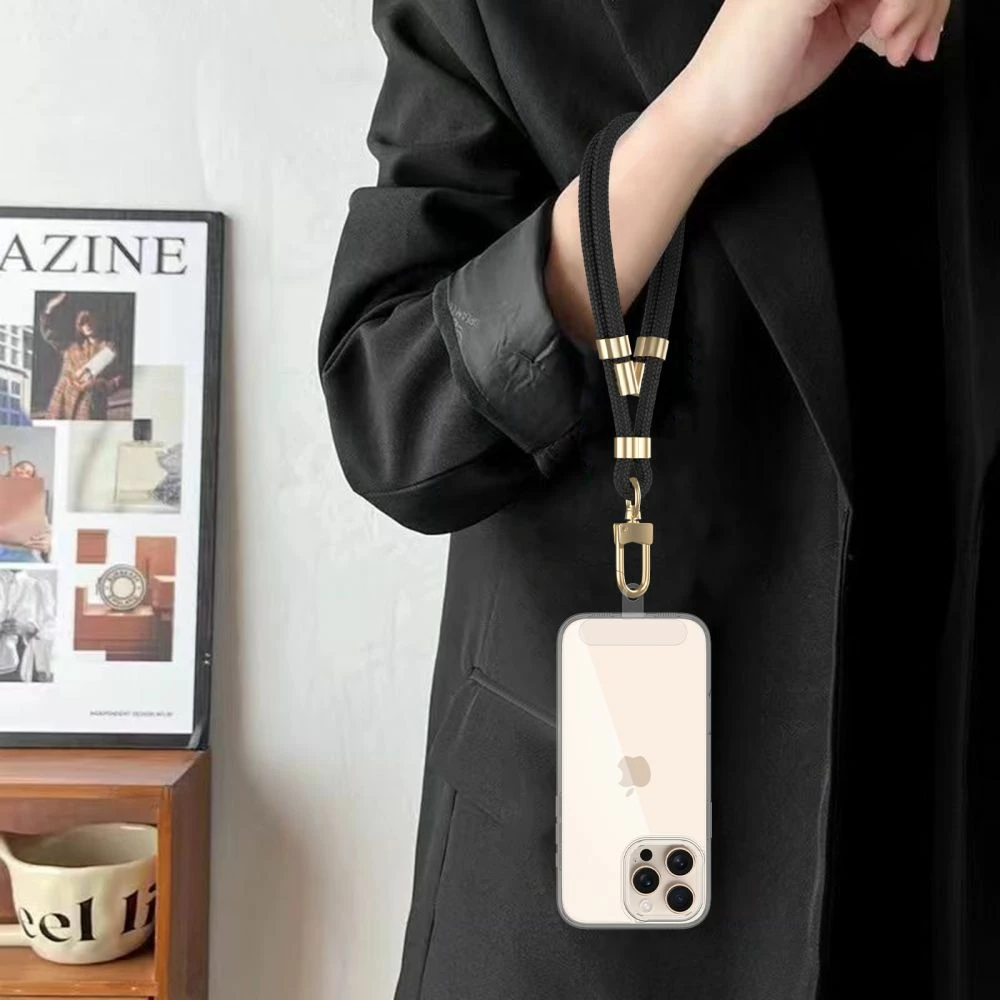 Rrip dore Tech-Protect C4S për celular, 23cm, i zi, set me 2 adaptera