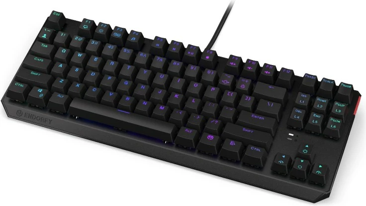 Tastierë Endorfy Thock TKL EY5A001 - USB,  e zezë