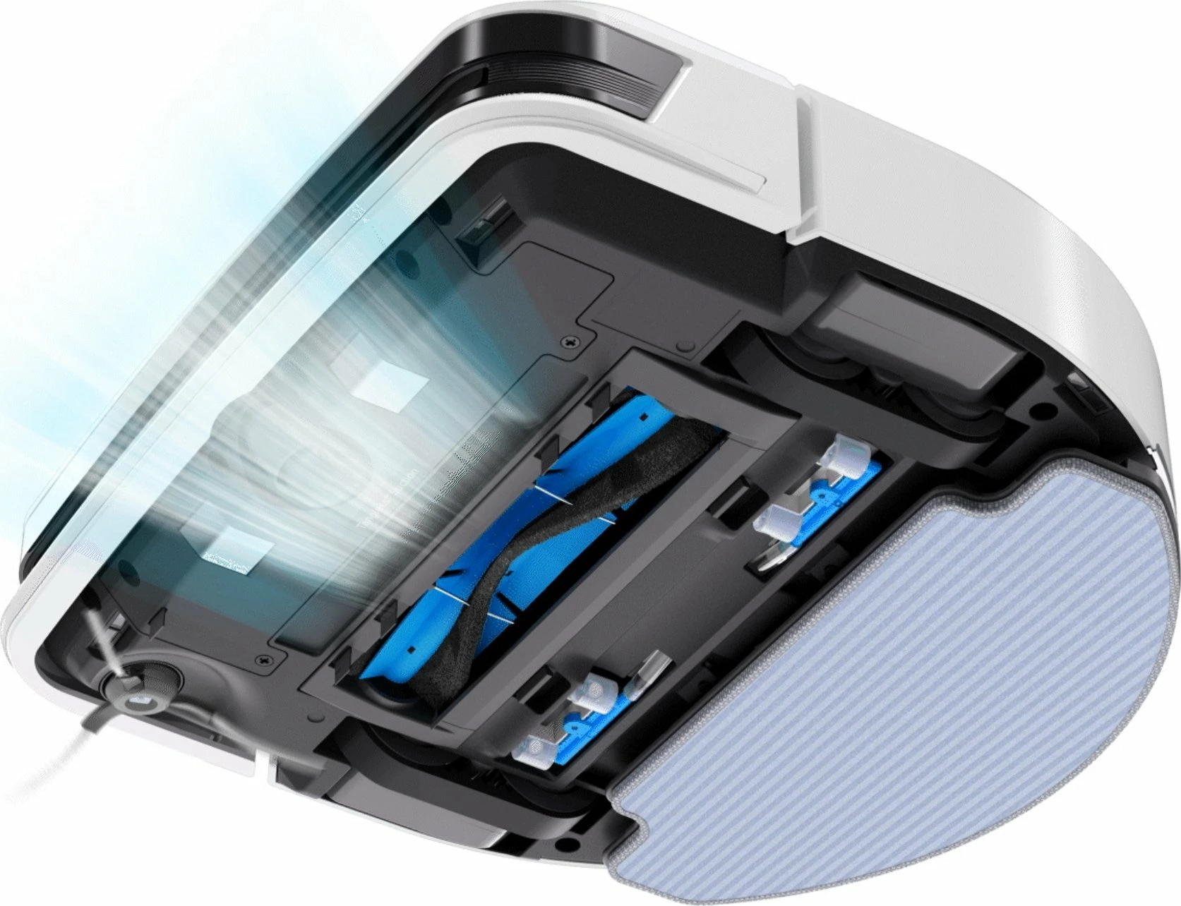 Robot fshesë me vakum & mop Hobot Legee D8, 5000 Pa, 0.5 L, Wi‑Fi, e bardhë