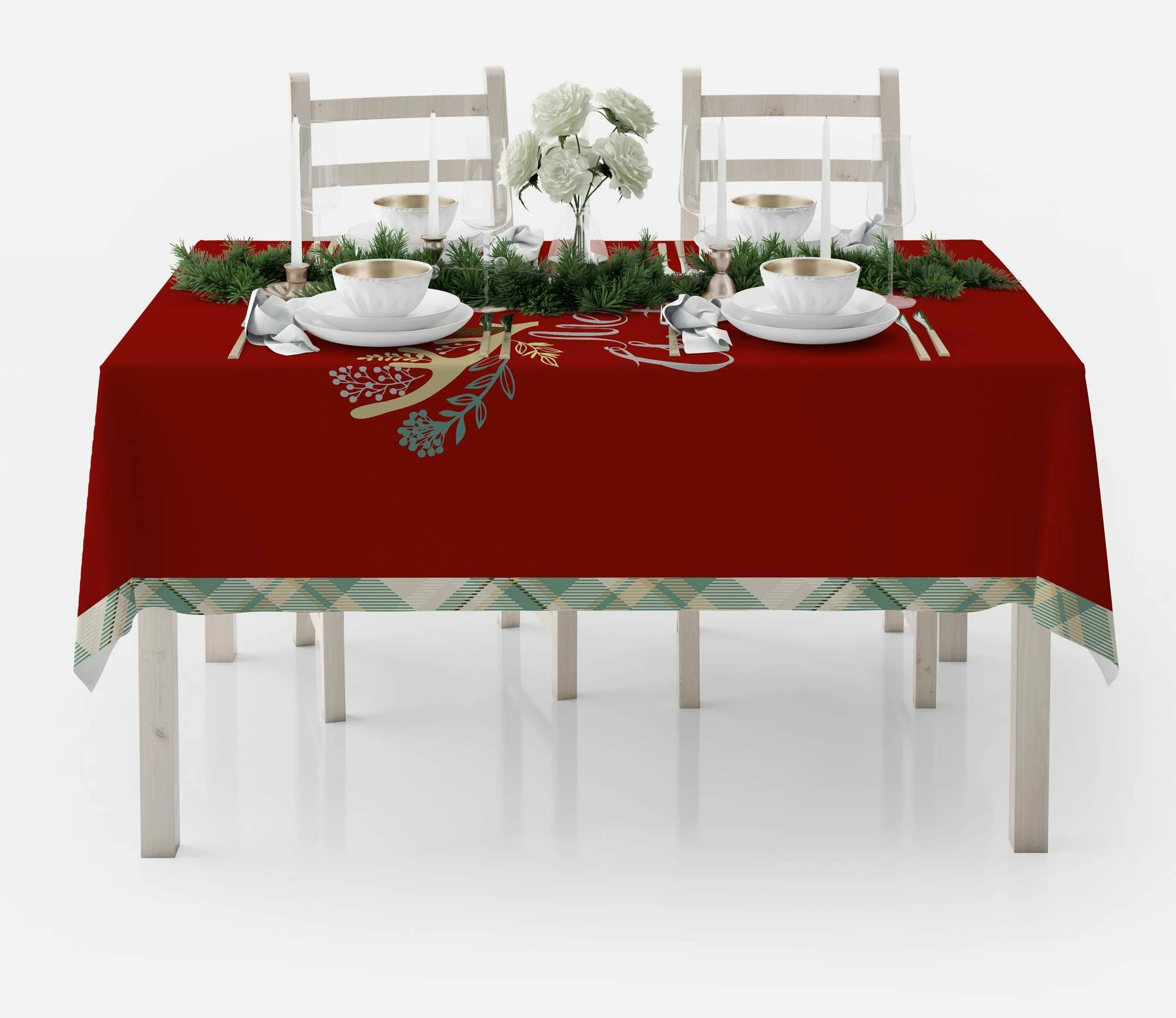 Mbulesë tavoline Hermia Concept, shumëngjyrëshe, HM-Tblnwy26-2, 140x300 cm