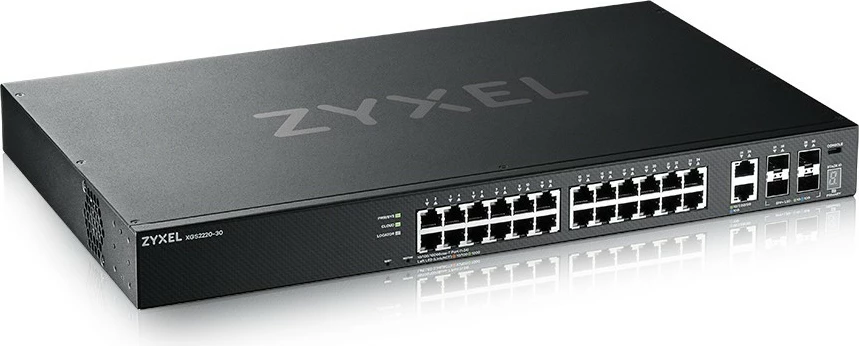 Switch Zyxel XGS2220-30, i menaxhuar, L3, Gigabit Ethernet, montim në rack