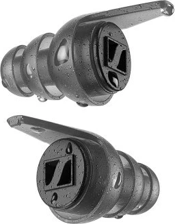 Tapa mbrojtëse për veshë Sennheiser SoundProtex, 3 filtra akustikë, Gri, me kuti