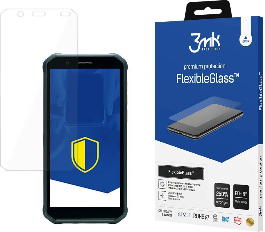 Mbështjellës xhami hibrid 3mk Protection FlexibleGlass për MyPhone Hammer Energy X