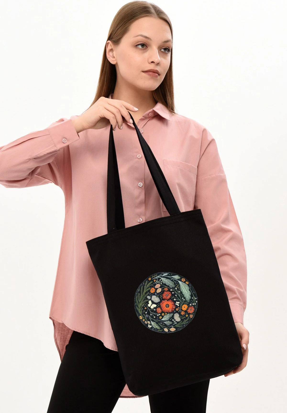 Çantë tote Zoozie Bags, e zezë, 1467