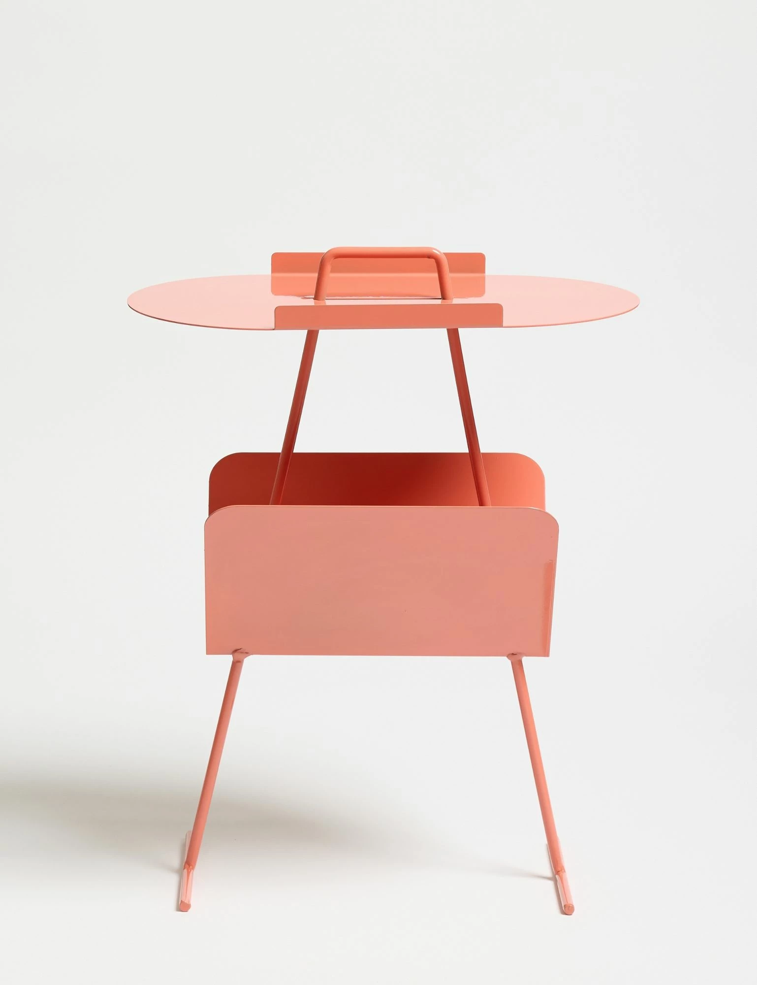 Tavolinë anësore Skye Decor, ngjyrë salmon