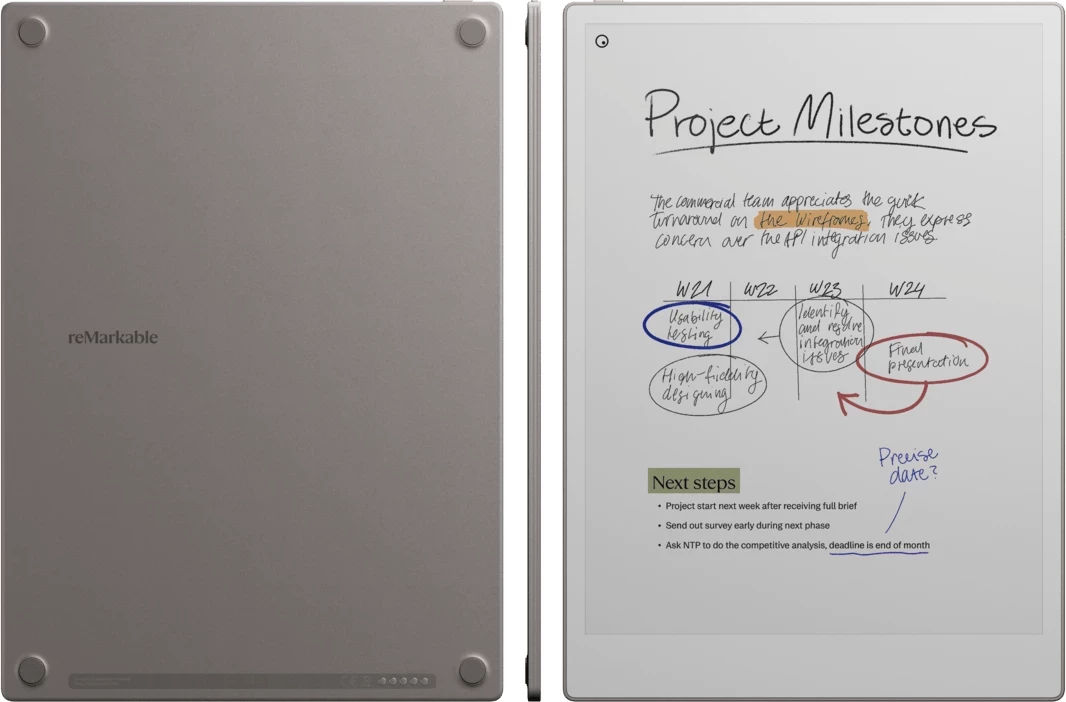 Tablet E-ink reMarkable Paper Pro 11.8" 64GB me Marker (6 maja + USB-C)
