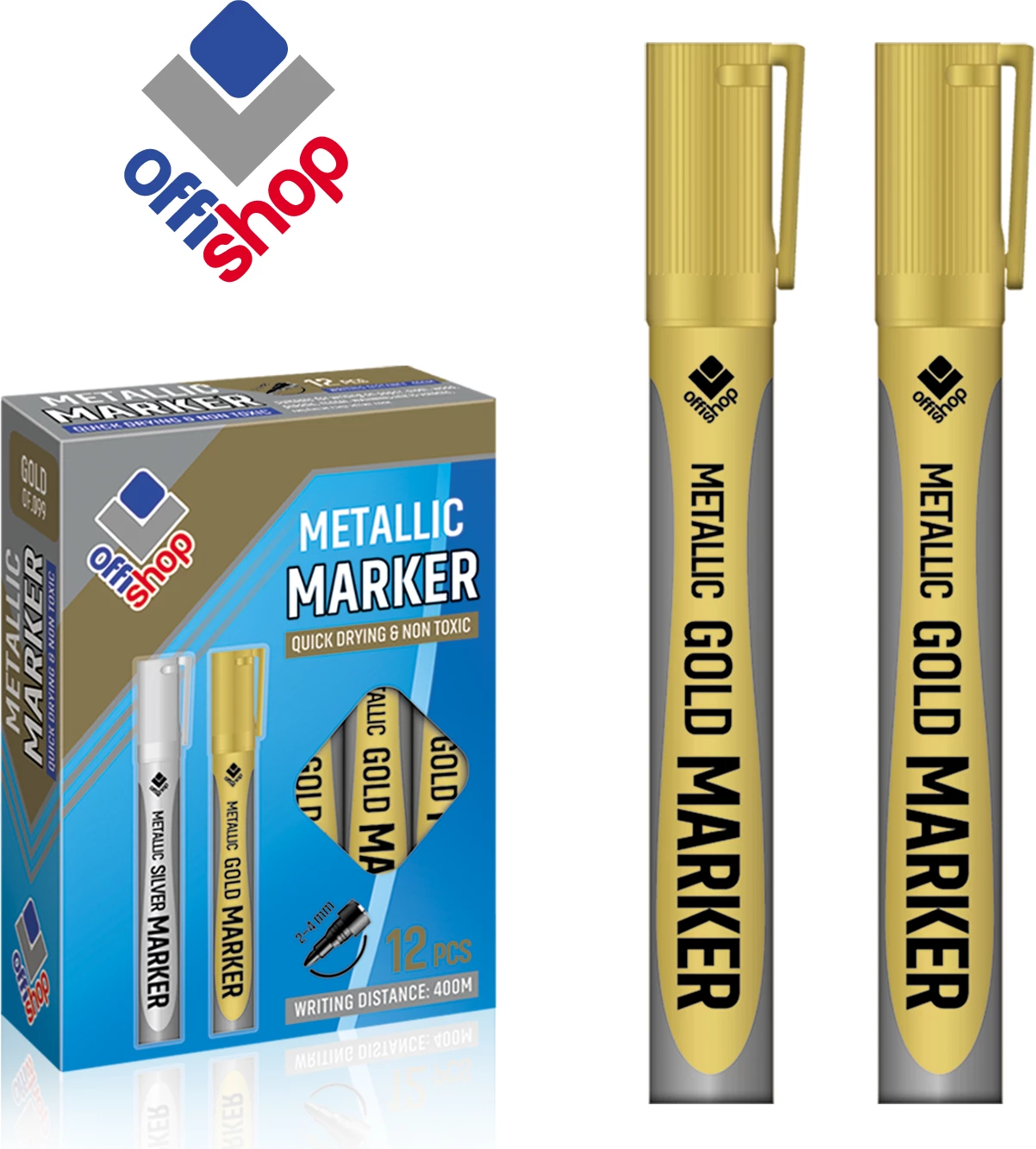 OSH MARKER METALIK GOLD OF099