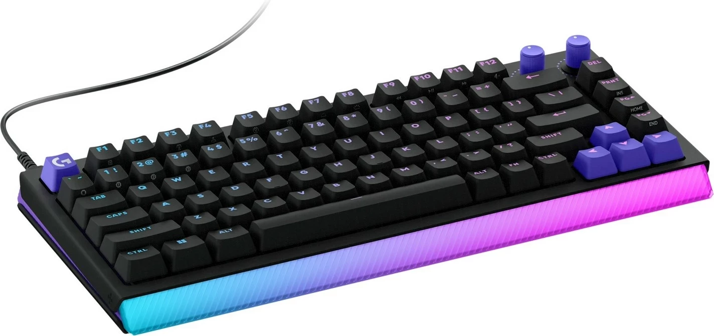 Tastierë gaming Logitech G512 X, 75%, magnetike-mekanike, RGB, me kabllo, e zezë