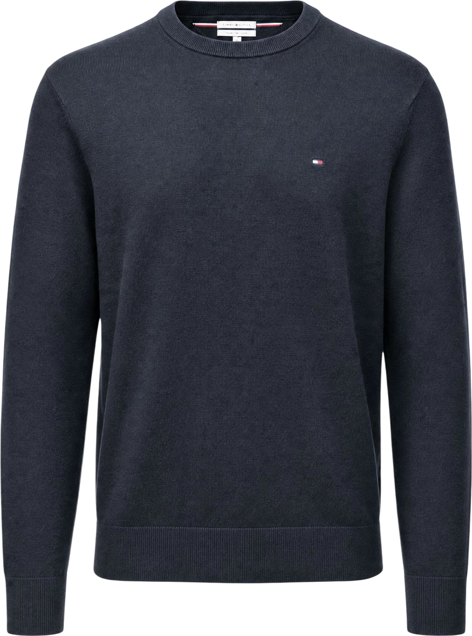 Xhemper për meshkuj Tommy Hilfiger PIMA ORG CTN CASHMERE MW0MW28046, i zi [Madhësia: L]