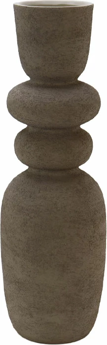 Vazo ZIRA, qeramike, ngjyrë gri, 16.5x16.5x50cm