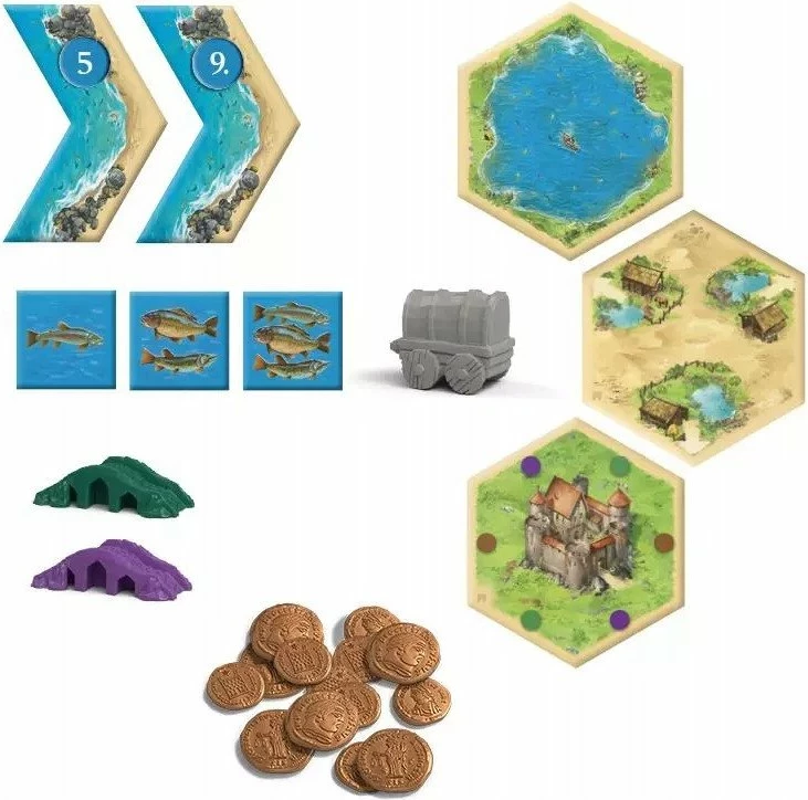 Zgjerim lojë tavoline Galakta Catan Traders and Barbarians për 5-6 lojtarë, Edicioni 2025, PL-CTN08, Polonisht