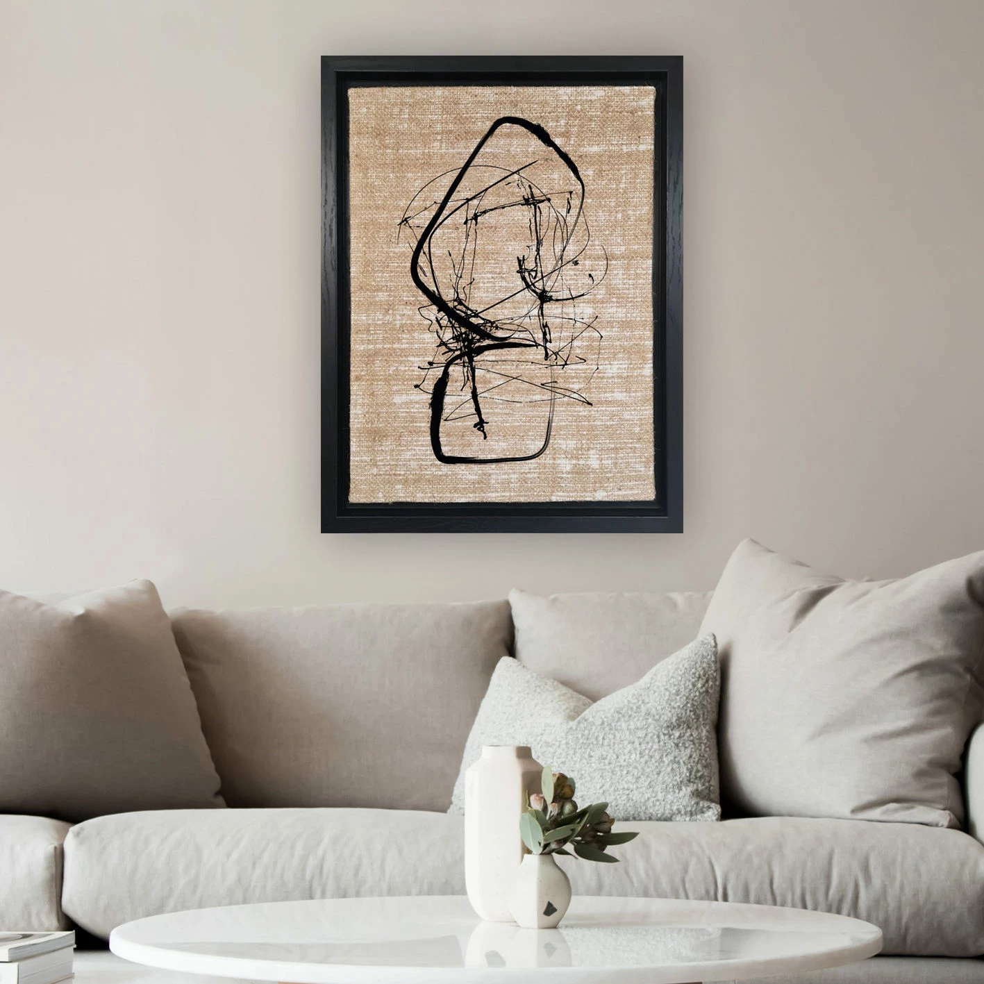 Pikturë dekorative në kanavacë, Wallity, LSJ31917527396 - 6696, shumëngjyrëshe, 66x96cm