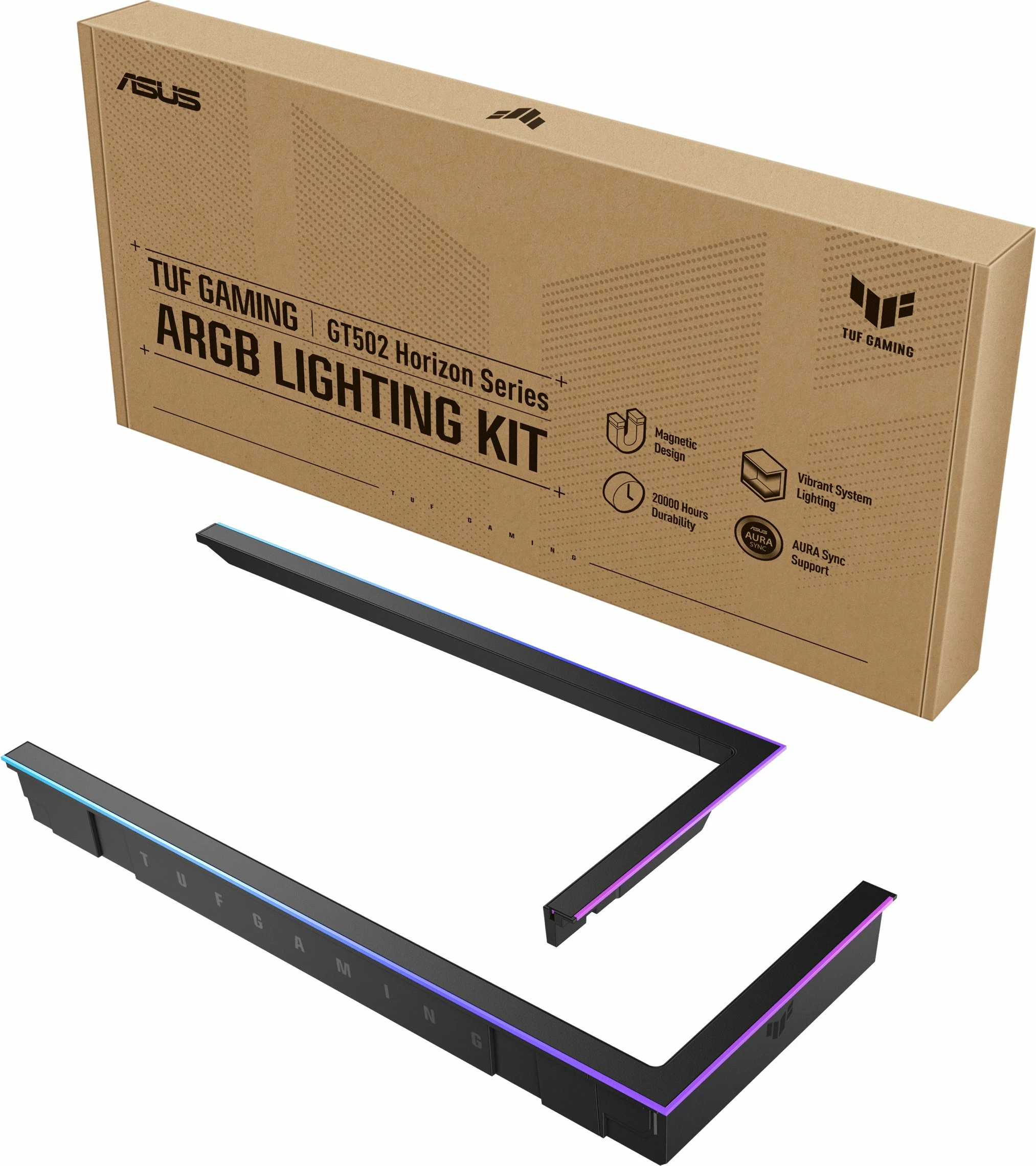 Kit ndriçimi ARGB, Asus TUF Gaming GT502 Horizon, për kasë Midi Tower, 5 V, i zi