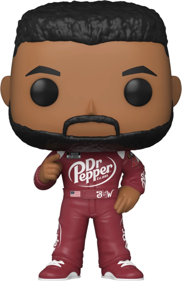 Figurinë vinili Funko Pop! NASCAR Bubba Wallace #17 (Dr Pepper)