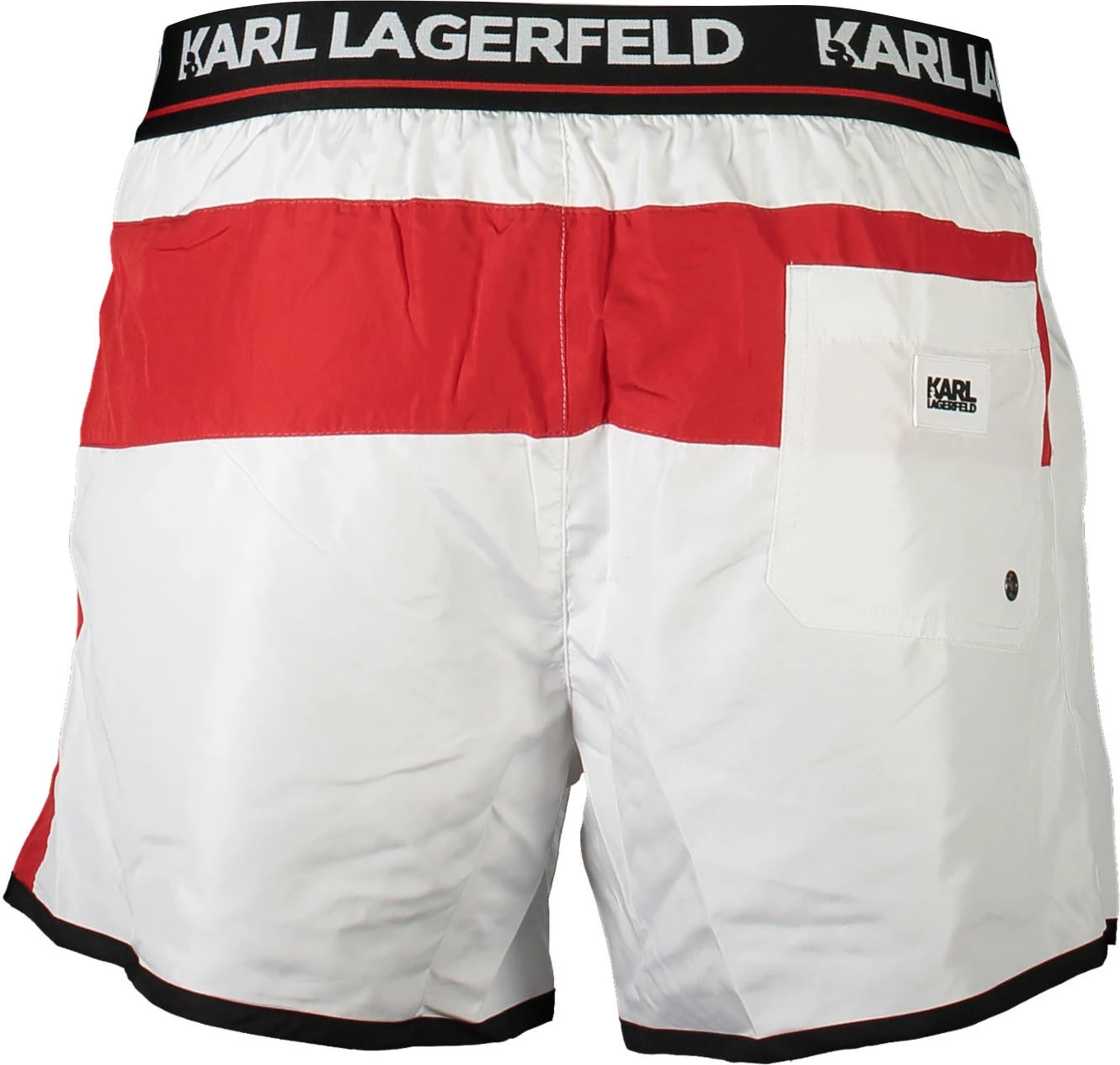 Shorce noti për meshkuj KARL LAGERFELD BEACHWEAR, të bardha [Madhësia: S]