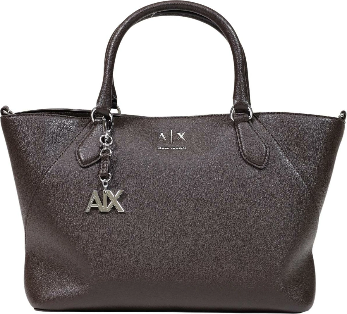 Çantë shopper për femra Armani Exchange XW003086 AF26569, kafe e errët