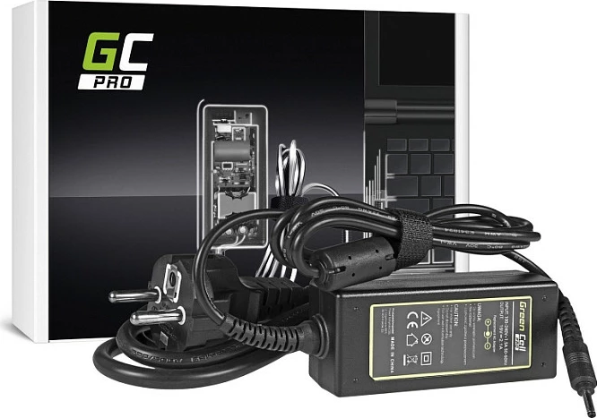 Karikues laptopi Green Cell PRO, 19V 2.1A 40W, për Samsung, i zi