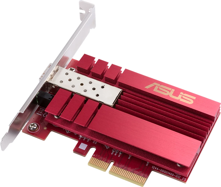Adapter rrjeti PCIe ASUS XG-C100F 10Gbps SFP+ e kuqe