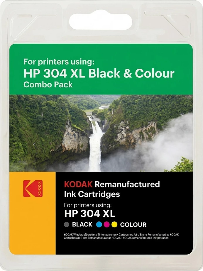 Kartushë boje Kodak HP 304 XL Combo Pack, Black + Colour