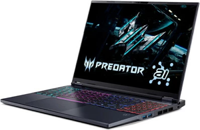 Laptop Acer Predator PHN16-73-76MC, Core Ultra 7, 32GB RAM, 1TB SSD, RTX 5060 8GB, 16" 2560x1600, Abyssal Black