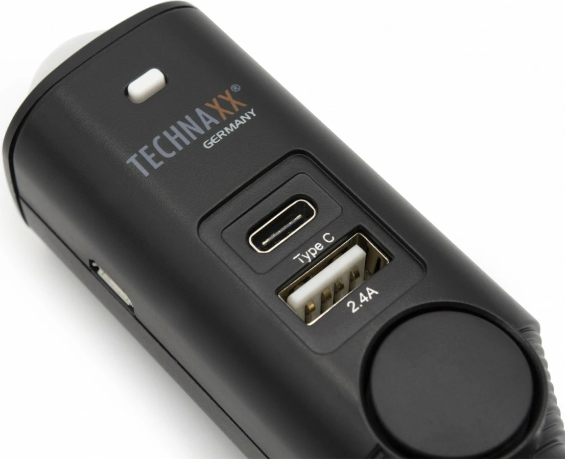 Alarm veture Technaxx TX-168, universal, me telekomandë, i zi