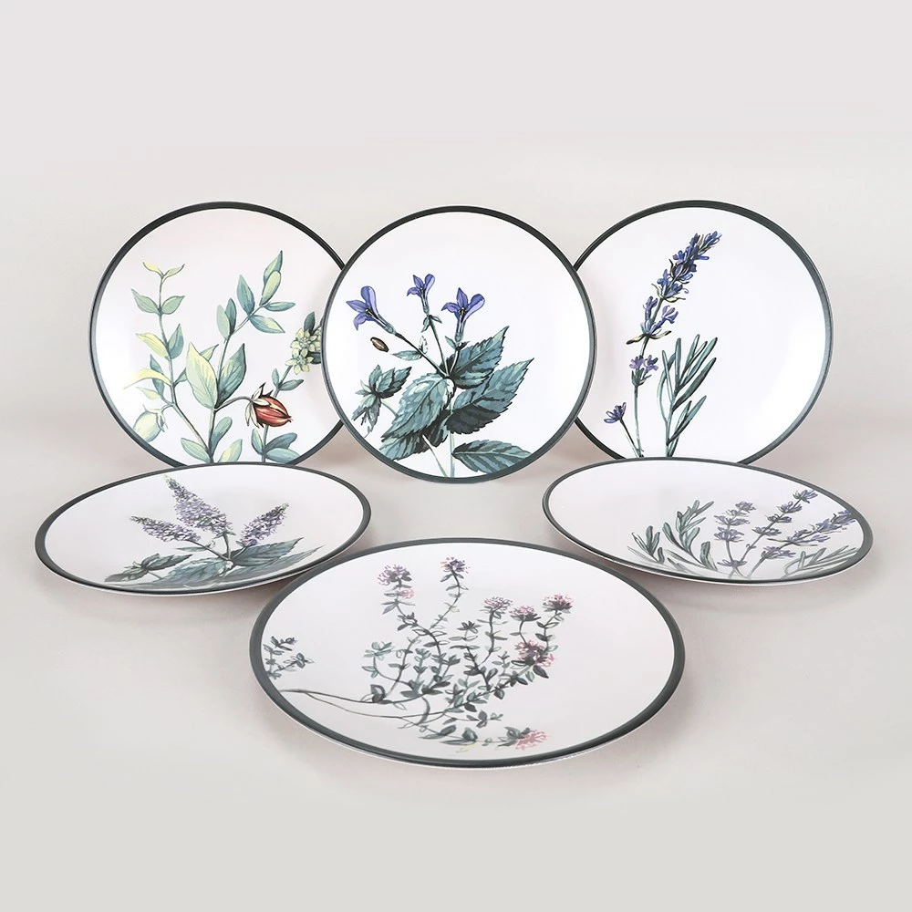Set pjatash shërbimi, 6 copë, Hermia Concept, ST040406F022AMD3600MAS3T00