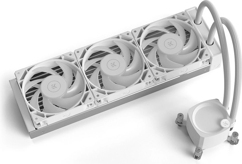 Ftohës uji AIO EK Water Blocks EK-Nucleus AIO CR360 Lux D-RGB, 360 mm, i bardhë