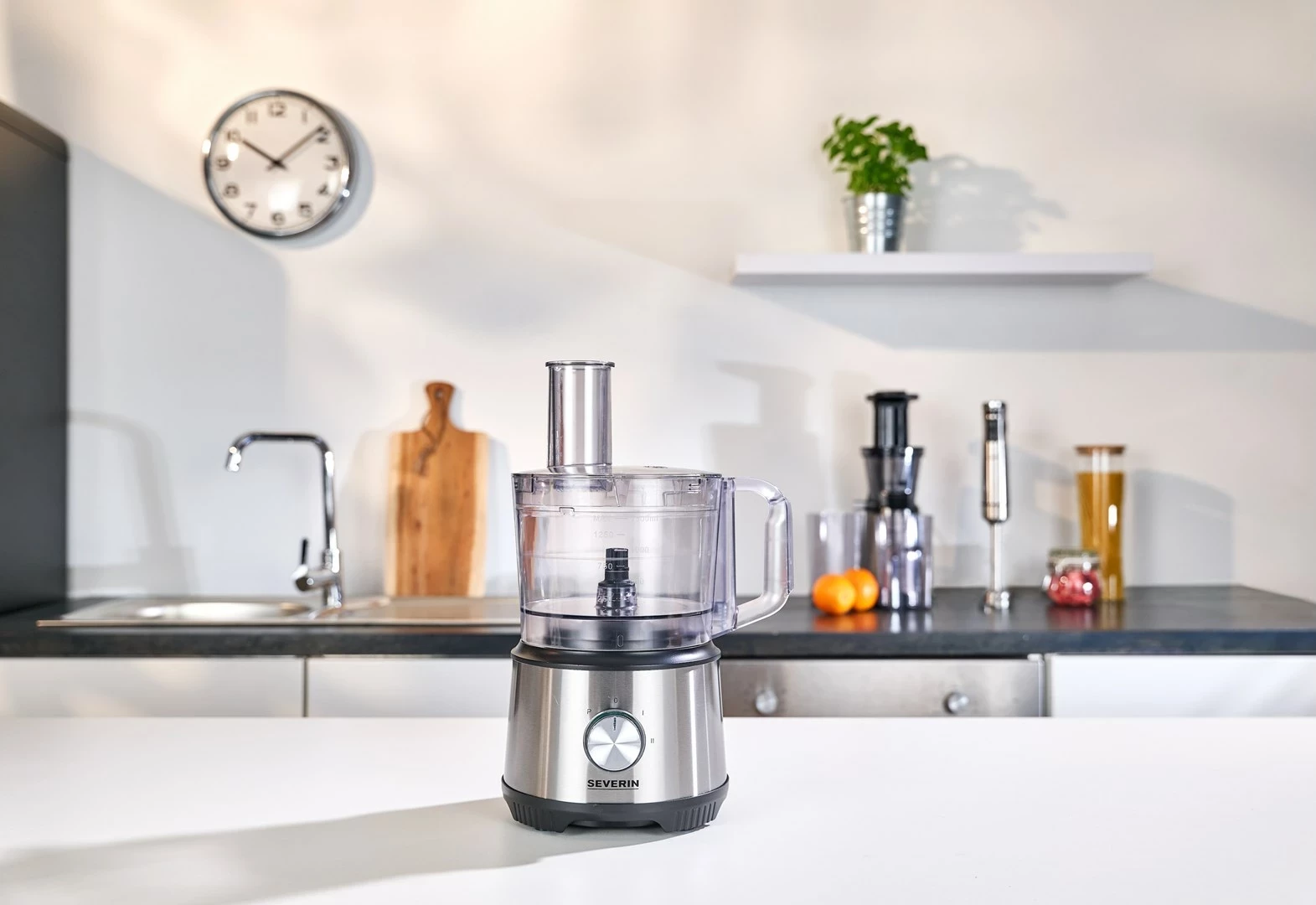 Procesor ushqimi Severin KM 3892, 1.5 L, 1200 W, Inox, i zi