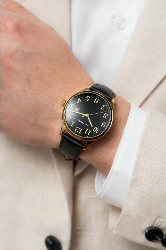 Orë dore për meshkuj Paul Lorens, e zezë