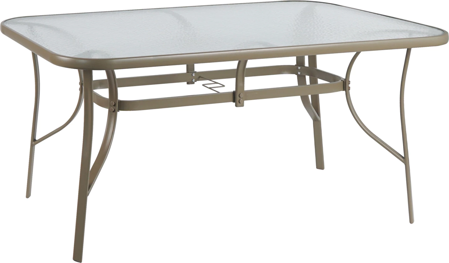 Tavolinë ngrënieje BRUNO, ngjyrë shampanjë, FH5074.04, 160x90x72 cm