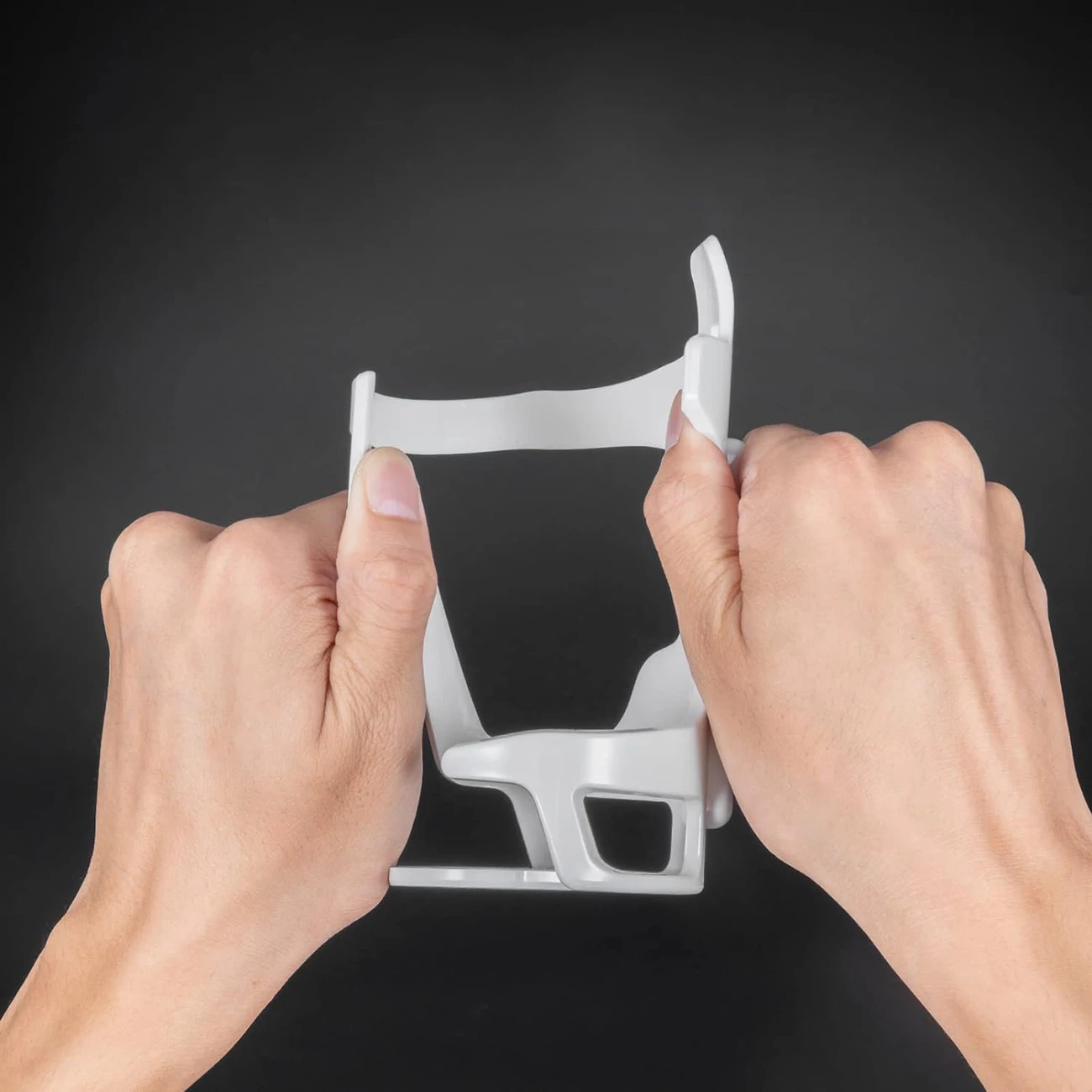 Mbajtëse shishe për biçikletë Rockbros 31210012002, polikarbonat, e bardhë