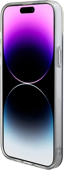 Mbështjellës Guess IML Iridescent MagSafe për iPhone 15 Plus / 14 Plus 6.7", multicolor