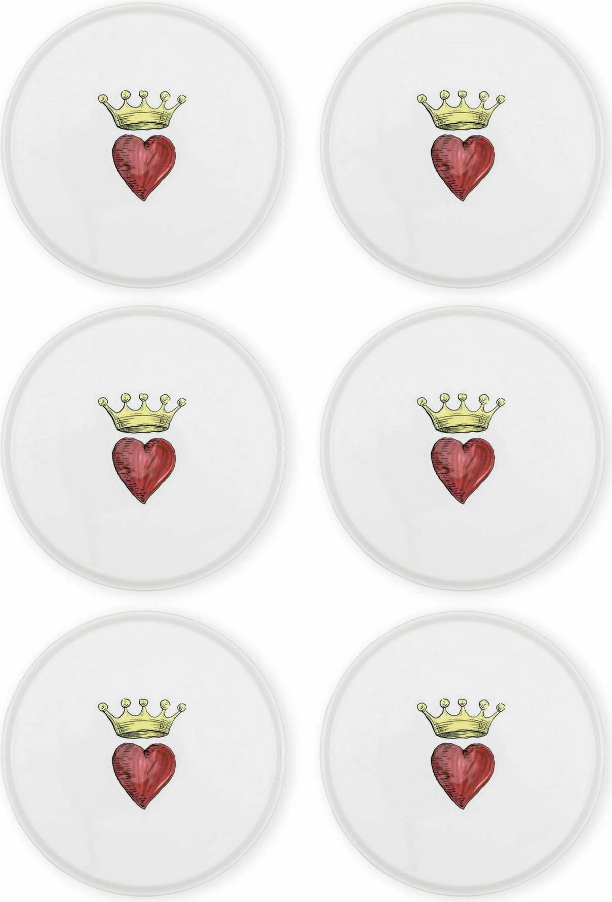 Set pjatash për ëmbëlsira (6 copë), Hermia Concept, LUV0001