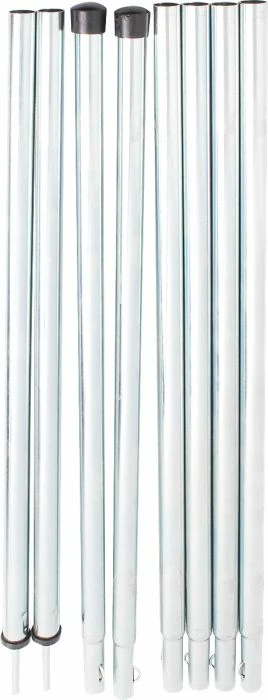 Tendë hije/awning BRUNNER Sunny View 340 x H190 cm, 100% PE, gri, set me shtylla + kunja + litarë